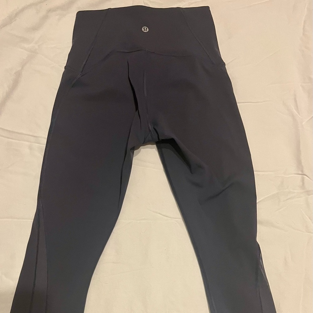 Lululemon Train Times size 4 dark grey EUC
